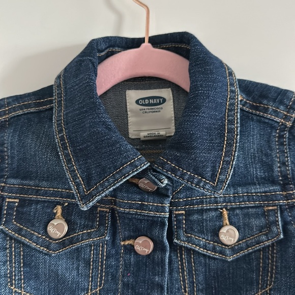 Baby Girl Old Navy Brand Jean Jacket - Size 18-24mths - Picture 2 of 5
